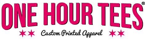 one hour tees custom t-shirts logo