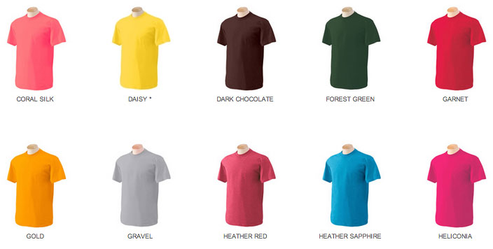 T Shirt Color Factory Sale, 50% OFF ...